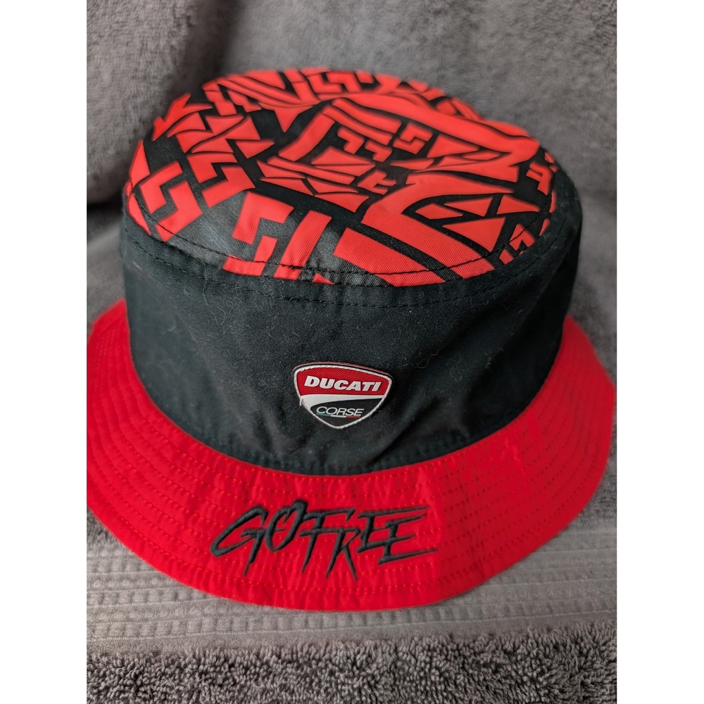Ducati Corse Pecco Bagnaia 63‎ GoFree Bucket Hat Red Black L/XL